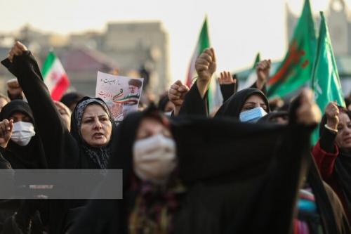 مراسم بزرگداشت ۹ دی در میدان امام حسین(ع) تهران + عکس
