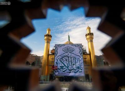 آماده سازی حرم امیرالمومنین برای مراسم ۱۳ رجب