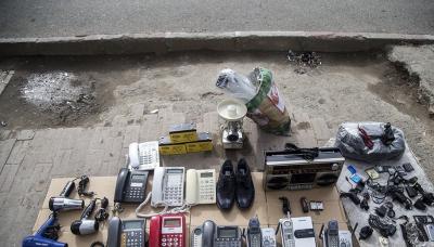 بازار دستفروشان خیابان انقلاب سنندج