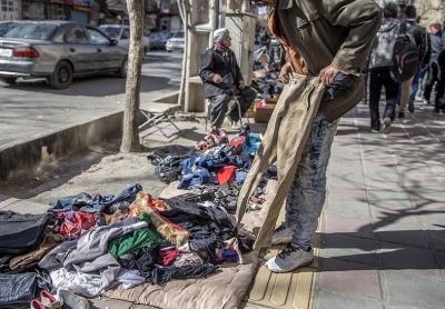 بازار دستفروشان خیابان انقلاب سنندج