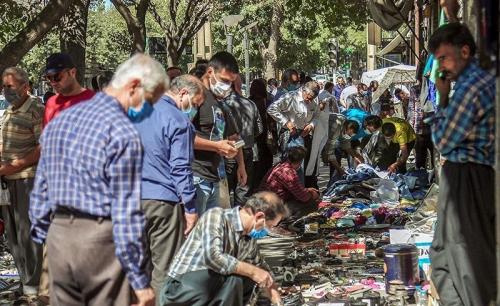 بازار دستفروشان خیابان انقلاب سنندج