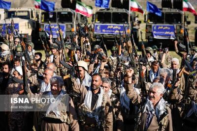 تجمع پیشمرگه‌ها در کرمانشاه 