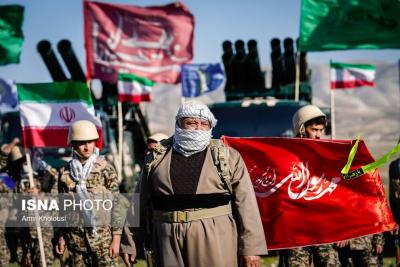 تجمع پیشمرگه‌ها در کرمانشاه 