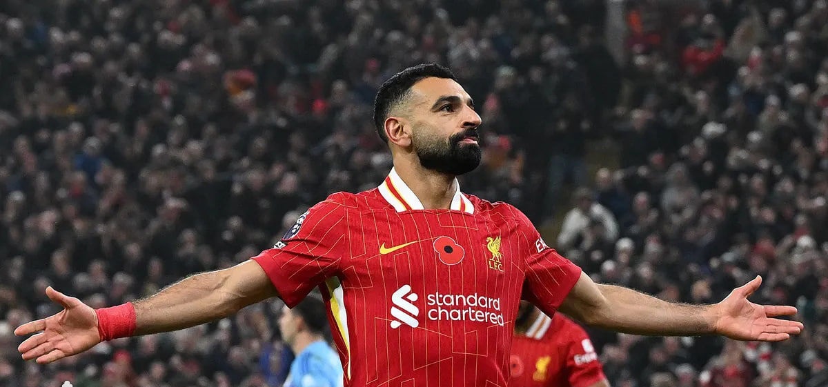 محمد صلاح جایگزین  بازیکن برزیلی