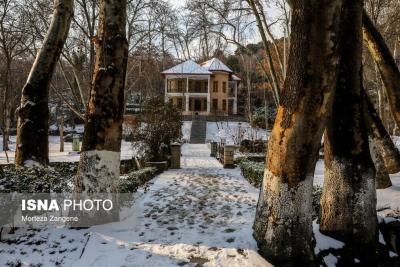  اولین برف زمستانی در تهران 