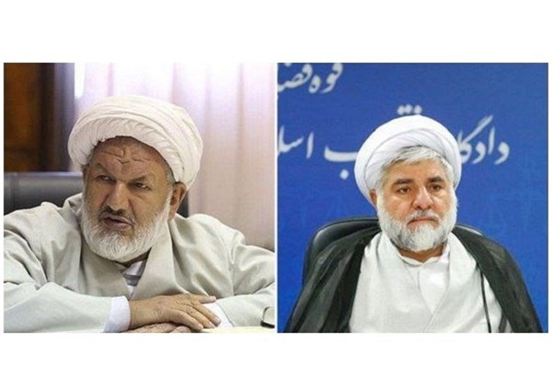  وداع با پیکر ۲ قاضی شهید در معراج شهدای تهران 