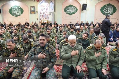  تشییع پیکر همسر شهید برونسی در مشهد 