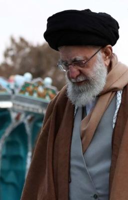 عکس/ حضور رهبر انقلاب در گلزار شهدای تهران