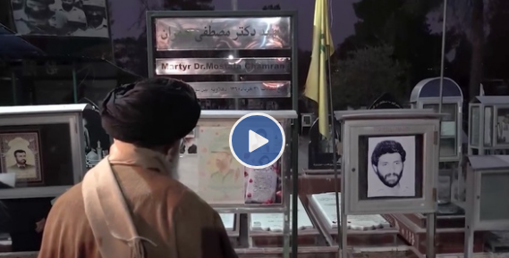 فیلم/حضور رهبر انقلاب بر مزار فرماندهان شهید