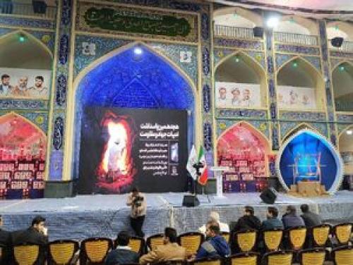 مراسم پاسداشت ادبیات جهاد و مقاومت با حضور رئیس مجلس+فیلم