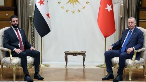 دیدار الجولانی با اردوغان در آنکارا