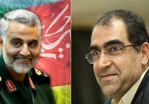 دلنوشته وزیر بهداشت برای قاسم سلیمانی 