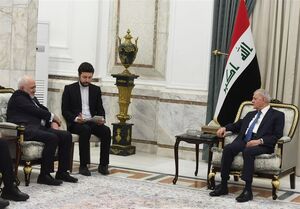  ظریف با رئیس‌جمهور عراق دیدار و گفتگو کرد