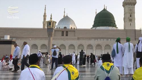 کاروان حج عمره دانشجویی در مدینه منوره