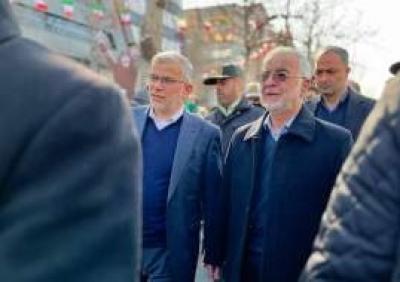 حضور سران در راهپیمایی ۲۲ بهمن