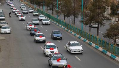  عکس/ شروع زندگی ۴۶٠ زوج یزدی در جشن انقلاب