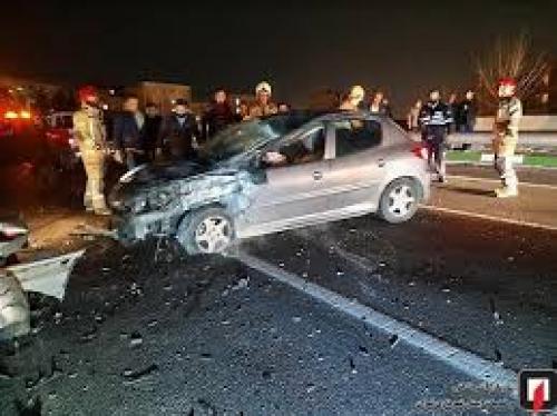 فیلم واژگونی شدید خودرو ۲۰۶