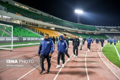  بازدید تیم فوتبال النصر از ورزشگاه آزادی / عکس
