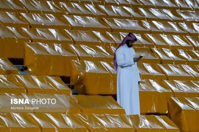  بازدید تیم فوتبال النصر از ورزشگاه آزادی / عکس