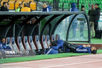  بازدید تیم فوتبال النصر از ورزشگاه آزادی / عکس