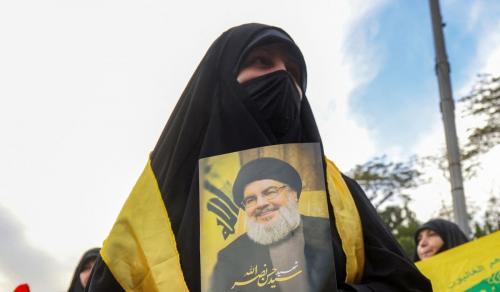 تظاهرات هواداران خشمگین حزب الله در حمایت از ایران