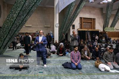 مراسم ختم امیرمحمد خالقی در مسجد دانشگاه تهران