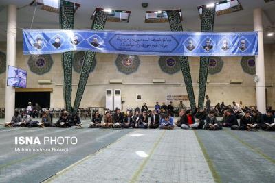 مراسم ختم امیرمحمد خالقی در مسجد دانشگاه تهران