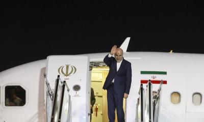  بدرقه رسمی رئیس مجلس برای سفر به باکو 