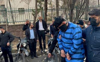  تصاویر بازسازی صحنه قتل دانشجوی دانشگاه تهران
