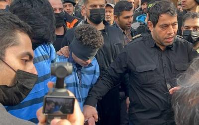  تصاویر بازسازی صحنه قتل دانشجوی دانشگاه تهران