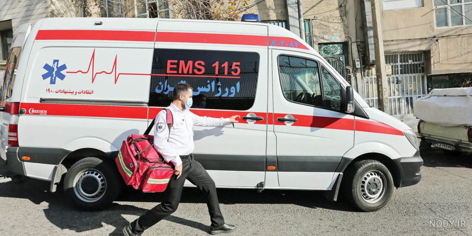 لحظات نفسگیر نجات نوزاد توسط اورژانس 