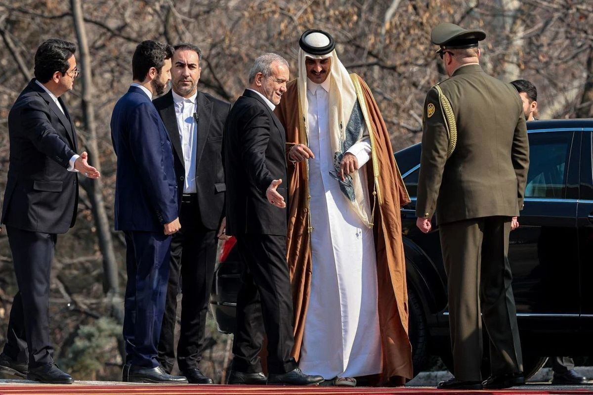 سفر امیر قطر به تهران