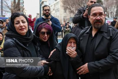مراسم تشییع پیکر منوچهر والی‌زاده 