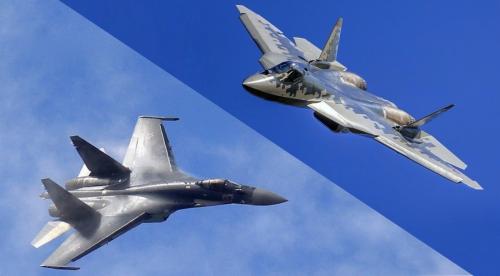 مقایسه کابین خلبان جنگنده‌ های سوخو SU-35S و SU-57 