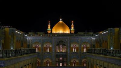 مناجات خوانی آخرین سحر ماه شعبان در نجف