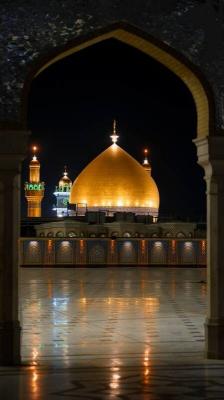 مناجات خوانی آخرین سحر ماه شعبان در نجف