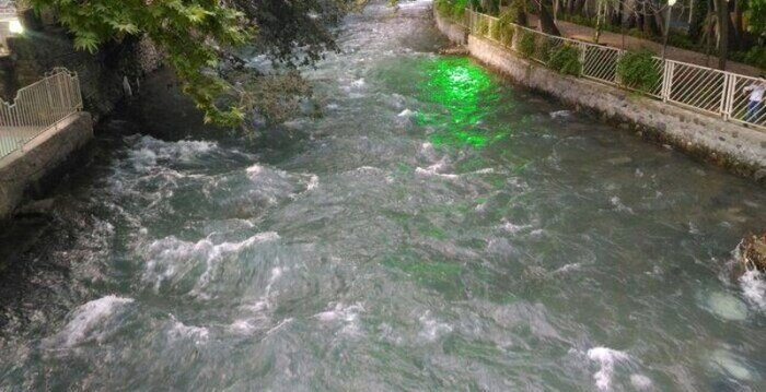 یخبندان رودخانه کرج 