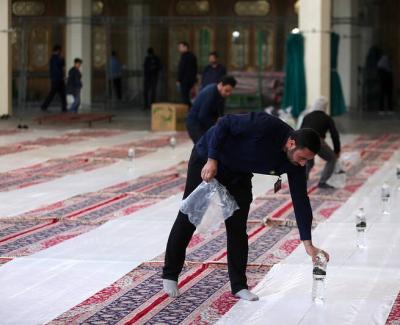 عکس/زائران حرم مطهر بانوی کرامت در اولین روز ماه مبارک رمضان 