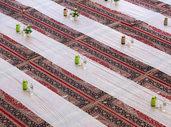 عکس/زائران حرم مطهر بانوی کرامت در اولین روز ماه مبارک رمضان 