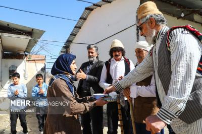 عکس/مراسم نوروزخوانی در روستا‌های غرب استان گلستان 