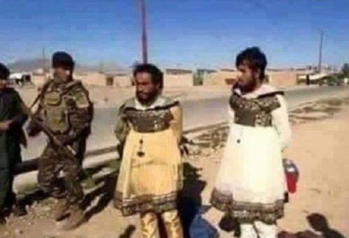 بازداشت 2 داعشی فراری با لباس زنانه در موصل+ عکس