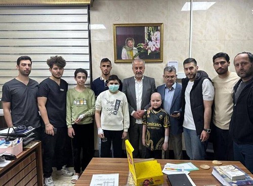علیپور آرزوی کودک سرطانی را برآورده کرد +عکس