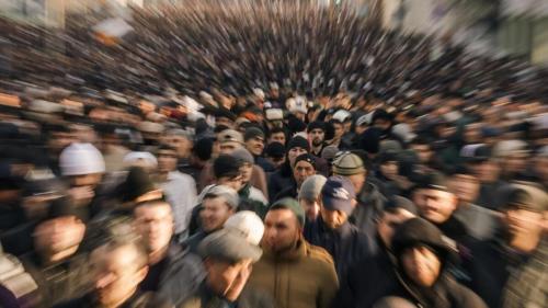 اقامه باشکوه نماز عید فطر در خیابان‌های مسکو 