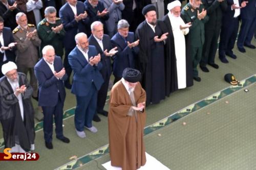 برپایی نماز عیدفطر به امامت رهبر انقلاب + تصاویر