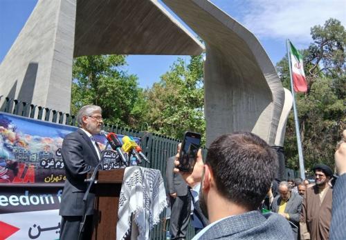 تجمع دانشگاهیان تهران در حمایت از مردم غزه 