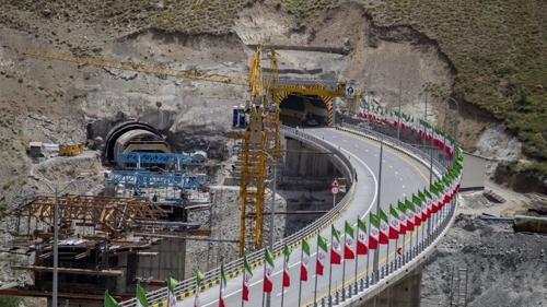 افتتاح باند شرقی منطقه ۲ آزادراه تهران-شمال 