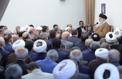 رهبر انقلاب در دیدار مسئولان ارشد سه قوه / عکس