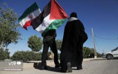 پیاده‌روی قمی‌ها برای مردم غزه 