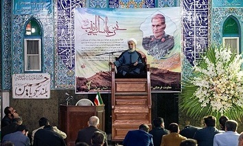  عکس/ مراسم چهلمین روز شهادت سردار احمد غلامی 