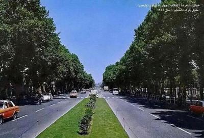  خیابان ولیعصر در دوران قدیم / عکس